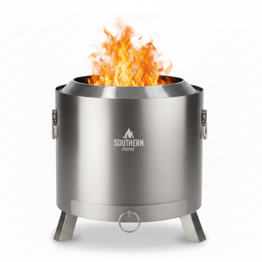 Southern Firepits® Smokeless Firepit - Stainless Steel