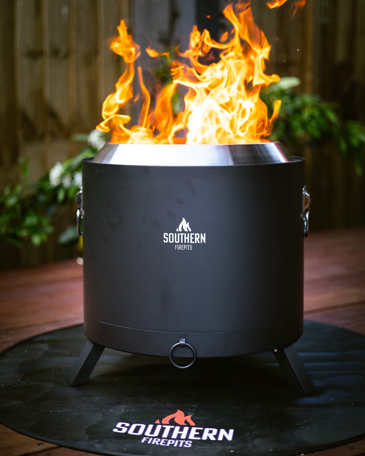Southern Firepits® Smokeless Firepit - Black Stainless