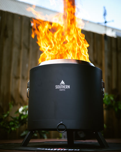 Southern Firepits® Smokeless Firepit - Black Stainless