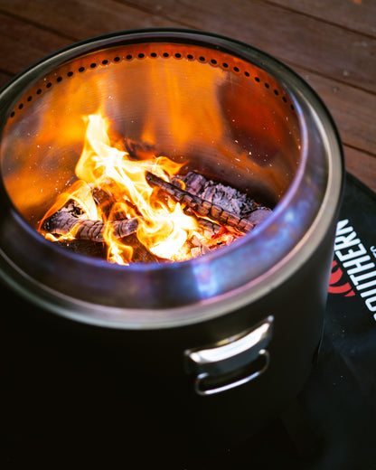 Southern Firepits® Smokeless Firepit - Black Stainless