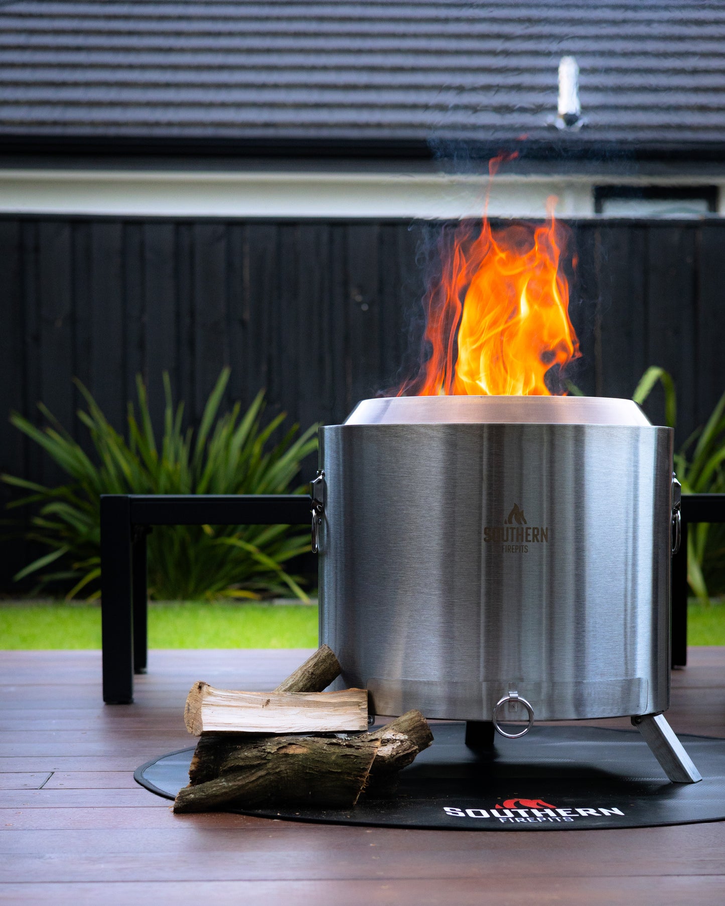 Southern Firepits® Smokeless Firepit - Stainless Steel