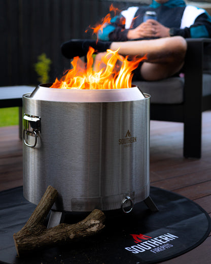 Southern Firepits® Smokeless Firepit - Stainless Steel