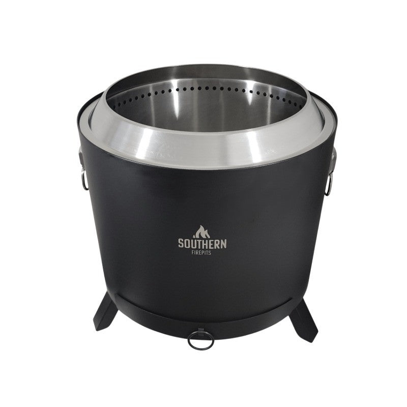 Southern Firepits® Smokeless Firepit - Black Stainless