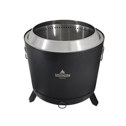 Southern Firepits® Smokeless Firepit - Black Stainless