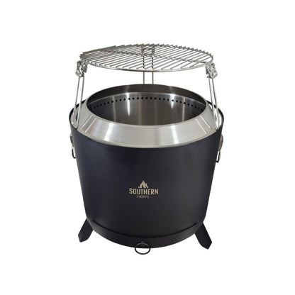 Southern Firepits® Smokeless Firepit - Black Stainless