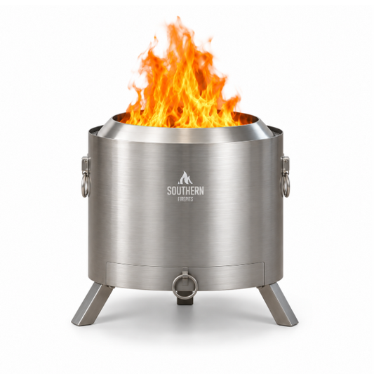 Southern Firepits® Smokeless Firepit - Stainless Steel